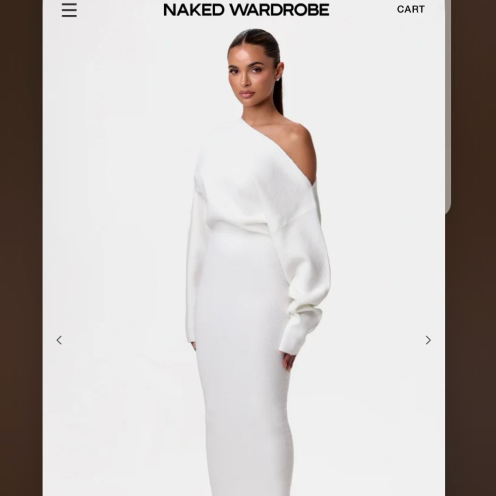 NW Knit Off-Shoulder Maxi Dress